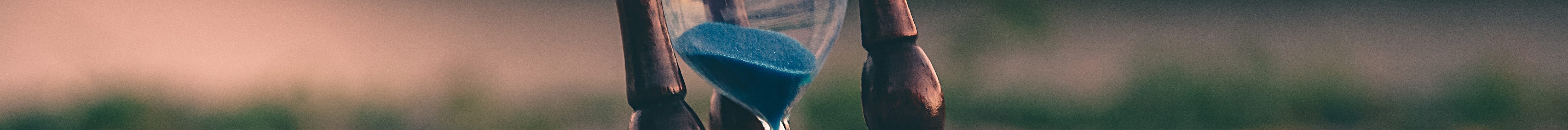 Sanduhr als Zeichen für Hypnose